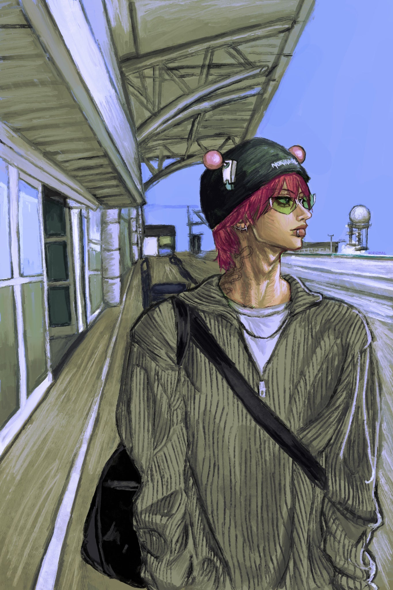 Saiki at the Airport